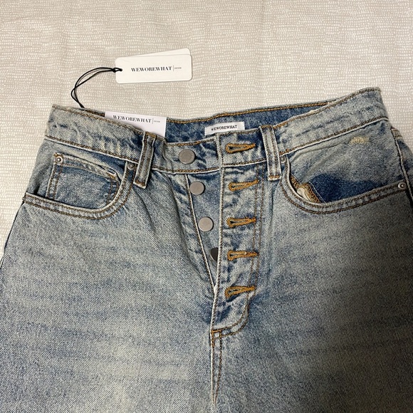 WEWOREWHAT “The Danielle” High Rise Straight Vintage - Picture 3 of 4